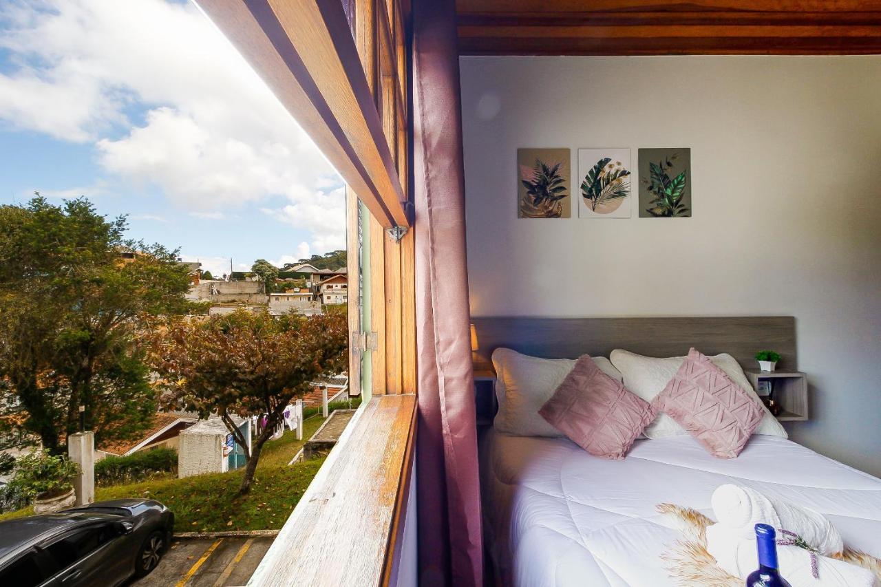 Ape Inteiro Com 2qts, Estacionamento, Wi-fi 450mb, Cozinha Completa A 500m Do Parque Cerejeiras Apartment Campos do Jordao