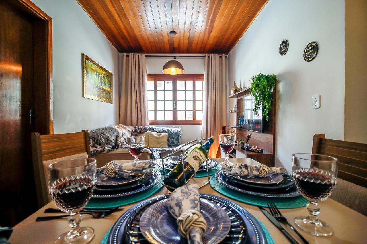 Ape Inteiro Com 2qts, Estacionamento, Wi-fi 450mb, Cozinha Completa A 500m Do Parque Cerejeiras Apartment Campos do Jordao
